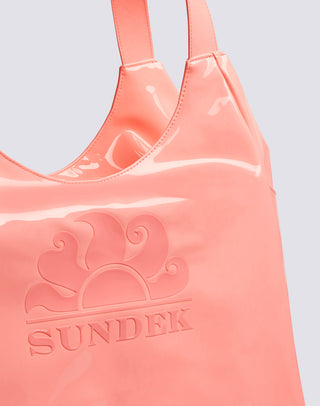 SUNDEK CHEL BEACH BAG WITH LOGO MORE WRITING AW417ABPV400 A3700