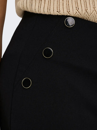 ONLY PANTALONE GEGGO LIFE CON BOTTONI DONNA 15343979 BLK