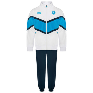 EA7 NAPOLI TUTA ESTIVA POLYSTRETCH NO CAPPUCCIO N26R15 BIA