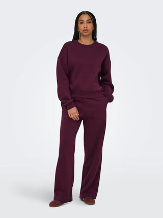 ONLY PANTALONE IN FELPA DONNA LARGO BEST 15338734 FIG