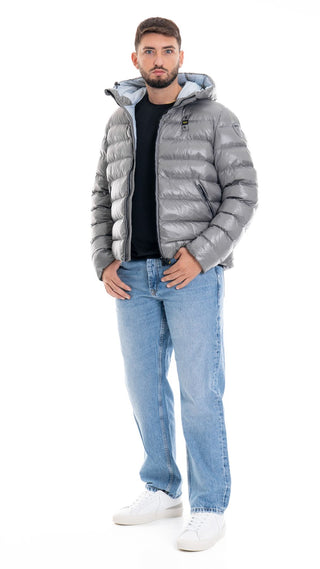 BLAUER PIUMINO ADAMS CON CAPPUCCIO UOMO BLUC02055 005958 976LU