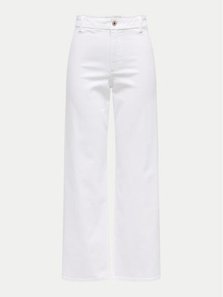 JACQUELINE DE YONG PANTALONI IRIS A PALAZZO DONNA  (col:white) 15341269 WHT