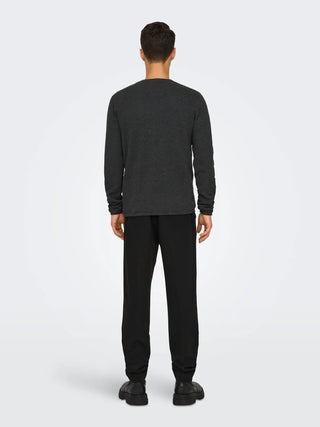 ONLY&SONS FELIX MAGLIONE REGULAR UOMO (col:black) 22029042 BLK