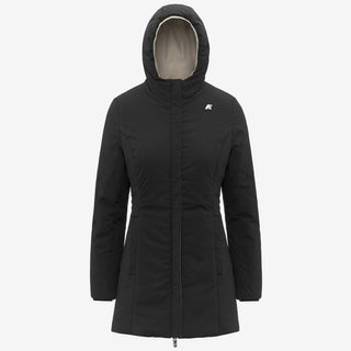 K-WAY GIUBBOTTO DENISE REVERSIBILE LUNGO DONNA K6128UW BCF