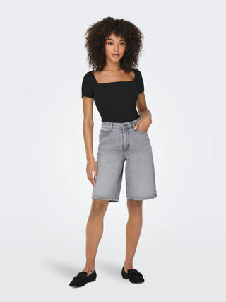 ONLY SONNY SHORTS IN DENIM VITA ALTA 15256709 LGD