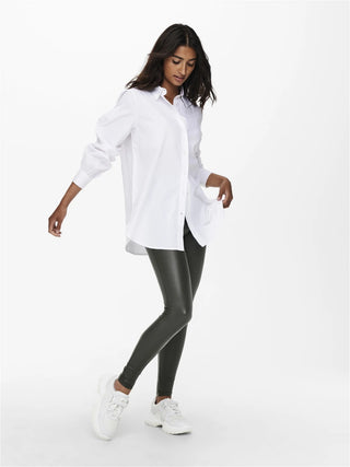 ONLY CAMICIA NORA NEW LONG SLEEVE DONNA 15227677 WHT