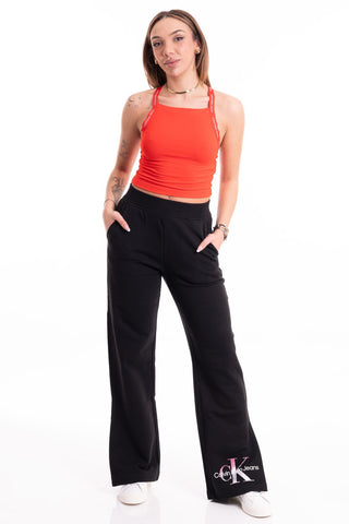 CALVIN KLEIN JEANS TOP LOGO ELASTIC STRAPPY DONNA J223110 XA7