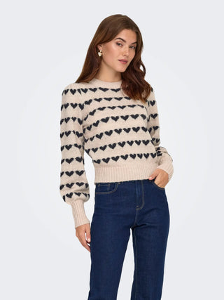 JACQUELINE DE YONG SIGRID MAGLIONE CON CUORI 15304813 CMT