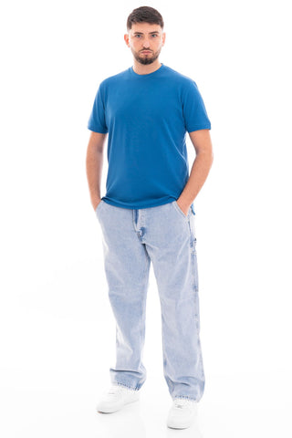 MARKUP CREW NECK SHORT SLEEVE T-SHIRT IN THIN PIQUET MK11004 BLT