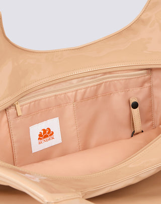 SUNDEK BORSA CHEL IN TESSUTO LUCIDO CON LOGO FRONTALE E TASCHE LATERALI AW417ABPV400 A7200