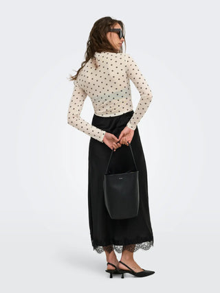 ONLY ERICA T-SHIRT CON MANICA VELATA A POIS 15141298 SDL
