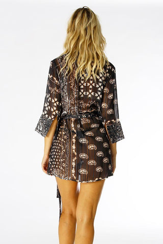 POSITANO BY JEAN PAUL KURTA VISCOSA MANICA LUNGA FANTASIA 52664 03