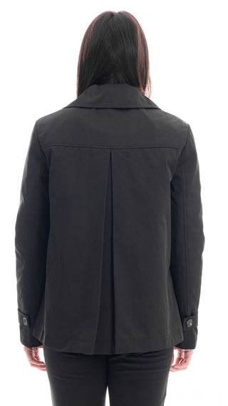 MARKUP TRENCH CORTO IN COTONE DOPPIOPETTO DONNA MW764040 NER