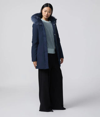 REFRIGIWEAR GIUBBOTTO LUNGO  LADY TECH CAPPUCCIO CON PELLICCIA DONNA W99118 XT379 F03700