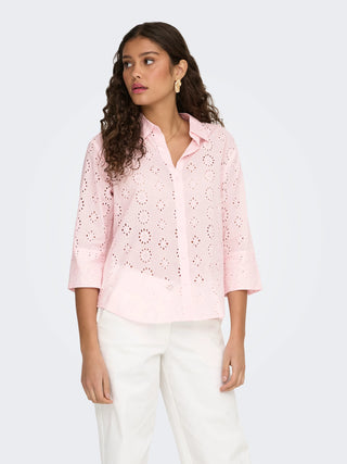 JACQUELINE DE YONG TALLIE CAMICIA TESSUTO TRAFORATO 15292179 CHP
