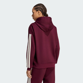 ADIDAS FELPA CON CAPPUCCIO 3 STRISCE CON LOGO IN PETTO KX0791