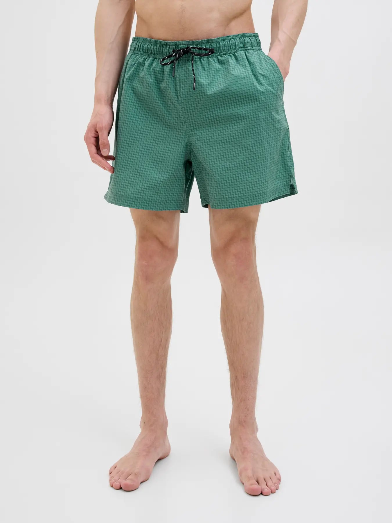 JACK&JONES MAUI MICRO FANTASY BOXER SWIMSUIT MEN (col:mallard