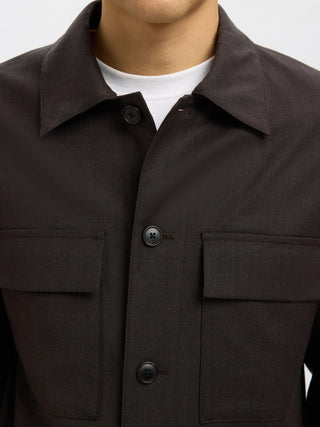 SELECTED HOMME JUDE GIACCA CAMICIA CON TASCONI 16098741 CLT