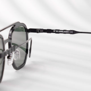 OS SUNGLASSES BAKU OCCHIALI DA SOLE LENTE VERDE PETROLIO OS2049-C03