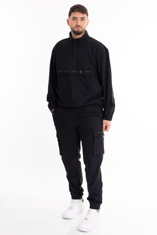 CALVIN KLEIN JEANS M PANTALONE TUTA TECHINICAL LOGO REPEAT J324686 BEH