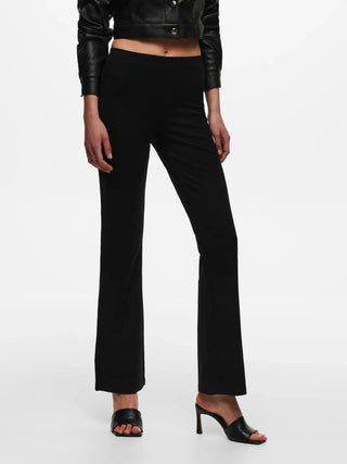 JACQUELINE DE YONG PANTALONI PRETTY A ZAMPA 15196908  BLK