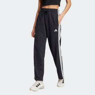 ADIDAS PANTALONE DI TUTA 3 STISCE LARGO CON LOGO DONNA JW7182
