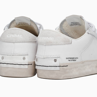 CRIME LONDON DISTRESSED SNEAKERS IN PELLE 26019PP5 10