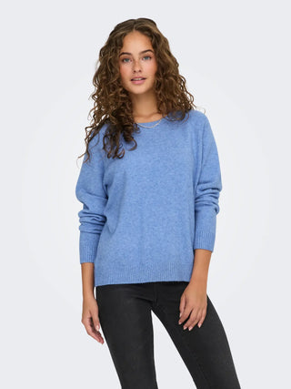 ONLY LESLY MAGLIONE GIROCOLLO DONNA 15170427 AWM