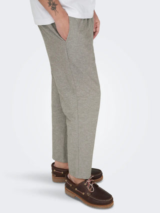 ONLY&SONS LINUS PANTALACCIO IN LINO 22024966 BGM