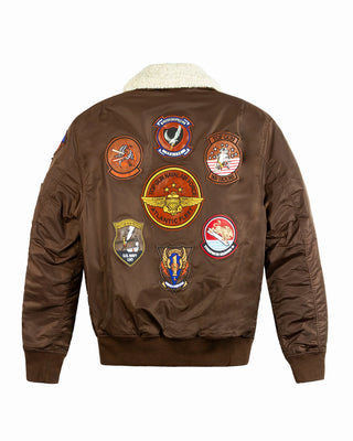 TOP GUN TOPG GUN BOMBER “Atlantic Fleet” IN NYLON CON PATCH TGJ2433 1510