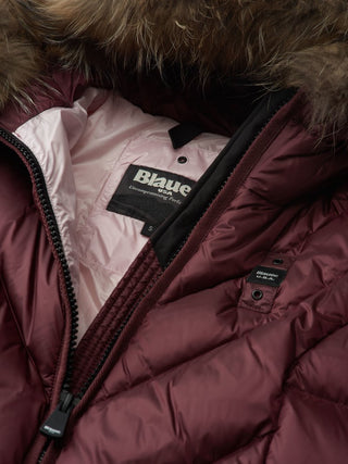 BLAUER ALTHEA DOWN JACKET WITH HOOD WITH FUR WOMEN BLDK03052 006047 578