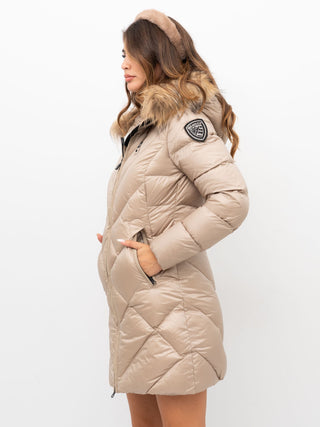 BLAUER ALTHEA LONG DOWN JACKET WITH FUR WOMEN BLDK03052 006047 301CB
