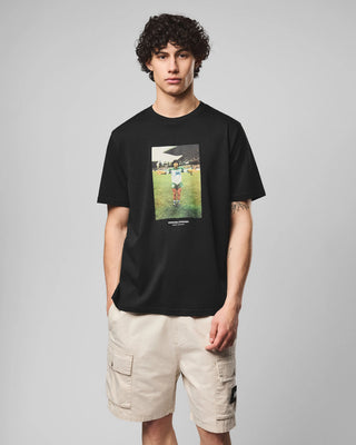 WEEKEND OFFENDER T-SHIRT MARADONA WEKENDOFFENDER PT1B32 EL DIEZ BLK