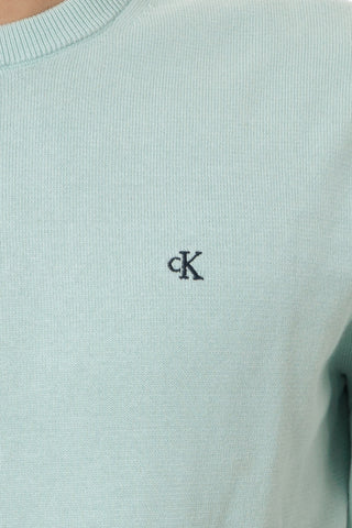 CALVIN KLEIN JEANS MAGLIONE SMOOTH COTTON CON LOGO UOMO LVO40LM300 PCT
