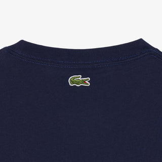 LACOSTE T-SHIRT IN JERSEY CON MARCHIO GOFFRATO UOMO TH0753 166