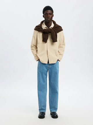 SELECTED HOMME REGTATE OVERSHIRT IN VELLUTO 16099243 OTM