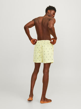 JACK&amp;JONES MEN'S SWIM SMALL STRIPES SWIMMING BOXER 12253240 BZY