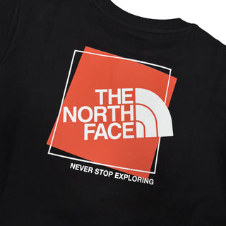 THE NORTH FACE FELPA GIROCOLLO CON STAMPA SUL RETRO BOX ROSSO UOMO NF0A8JNBKY4