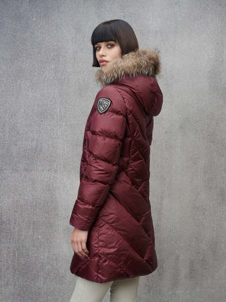 BLAUER ALTHEA DOWN JACKET WITH HOOD WITH FUR WOMEN BLDK03052 006047 578