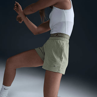 NIKE BERMUDA IN COTONE CON ELASTICO CON LOGO DONNA IB7885 370