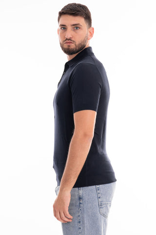 MARKUP POLO MEZZA MANICA IN COTONE MK10005 BLU