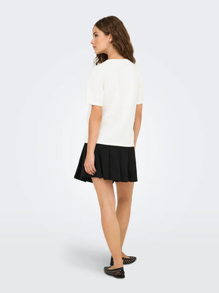 JACQUELINE DE YONG KIRA T-SHIRT CON ACCESSORIO 15350522 CLD