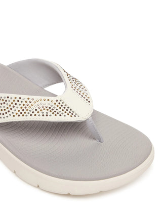 SKECHERS SANDALI GO WALK FLEX DONNA 140184 WHT