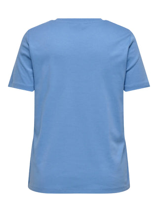 ONLY CARMAKOMA JEN T-SHIRT TESSUTO INTERLOCK 15339889 RVR