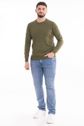 MARKUP CREW NECK COTTON SWEATER MK10001 MLR