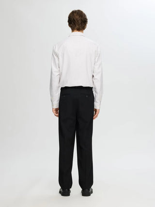 SELECTED HOMME PANTALONE 220-LOOSE CLASSICO UOMO 16097529 BLK