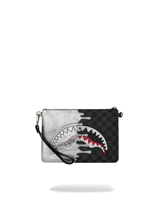 SPRAYGROUND POCHETTE SILVER SIDE DRIP CROSSOVER B8929
