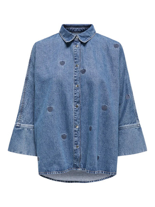 ONLY CAMICIA ONL GRACE 3/4 CON CUORI 15347081 MBD