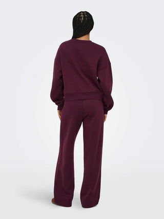ONLY PANTALONE IN FELPA DONNA LARGO BEST 15338734 FIG