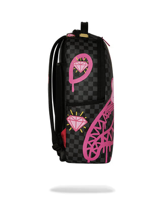 SPRAYGROUND ZAINO PINK PANTHER DRIPPY DIAMONDS B8790